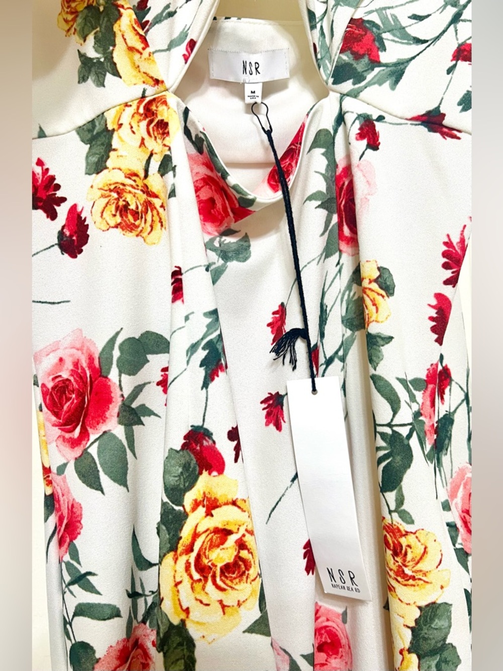 NWT Elegant Floral Mermaid Midi Dress - Picture 12 of 15